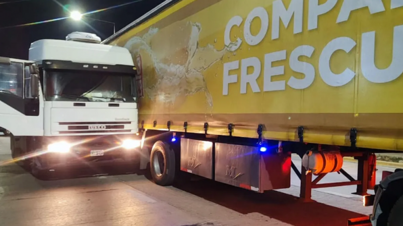 Camionero brasileño fue detenido conduciendo borracho en San Martín
